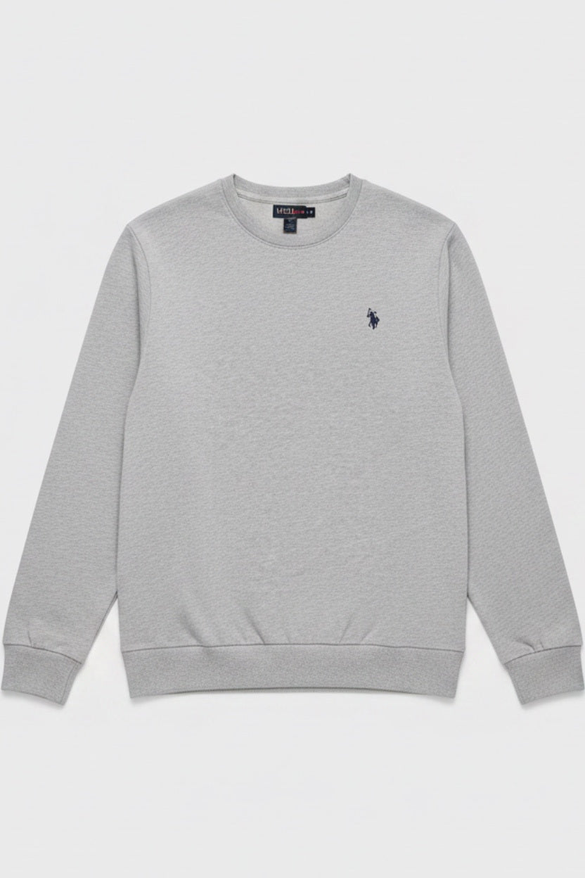 U.S. Polo Assn. Herren Sweatshirt Grau Größe XL
