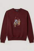 U.S. Polo Assn. Herren Sweatshirt Rot Größe S