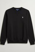U.S. Polo Assn. Herren Sweatshirt Schwarz Größe M