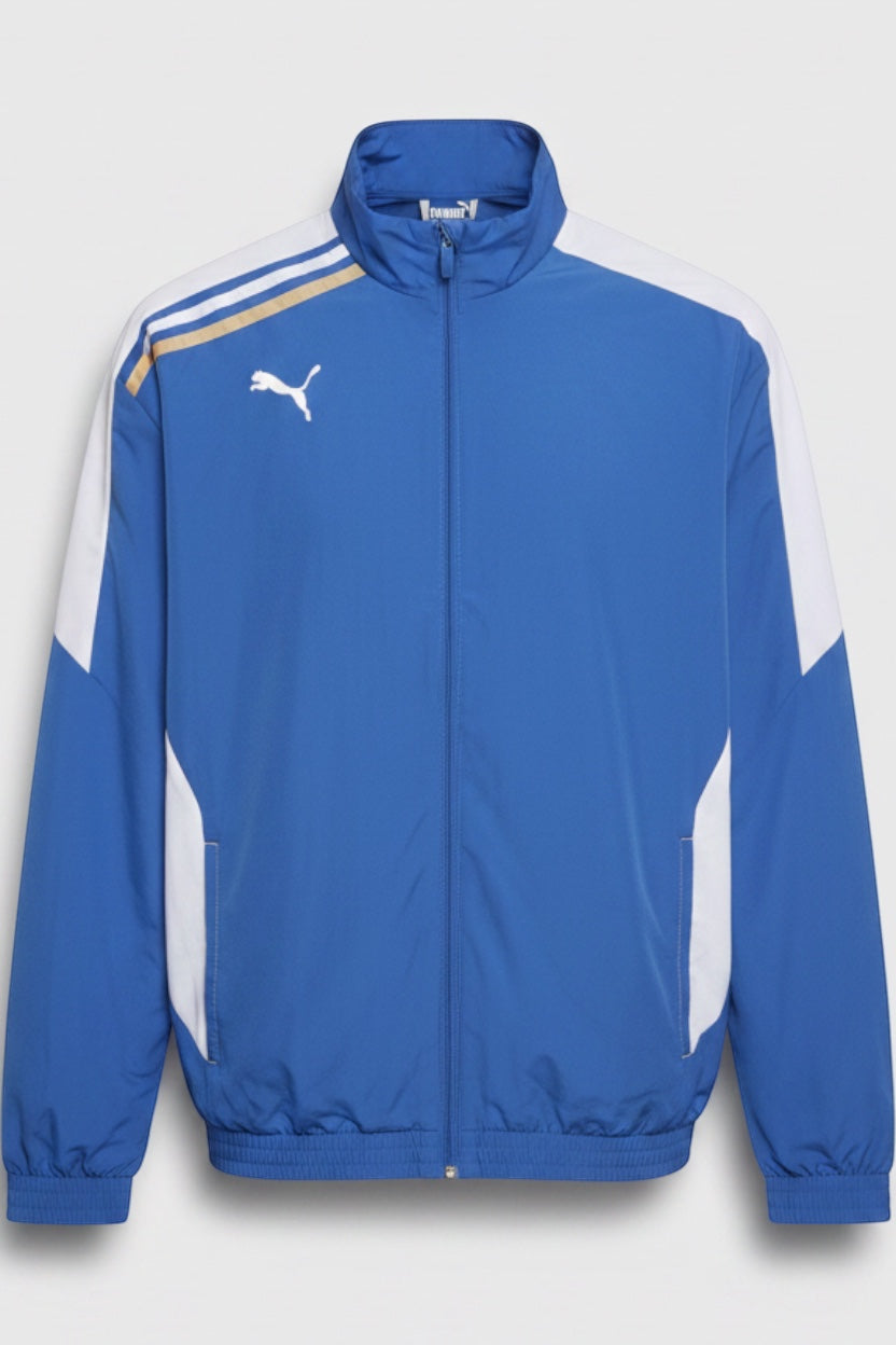 Puma Herren Trainingsjacke Blau Weiß Größe XL