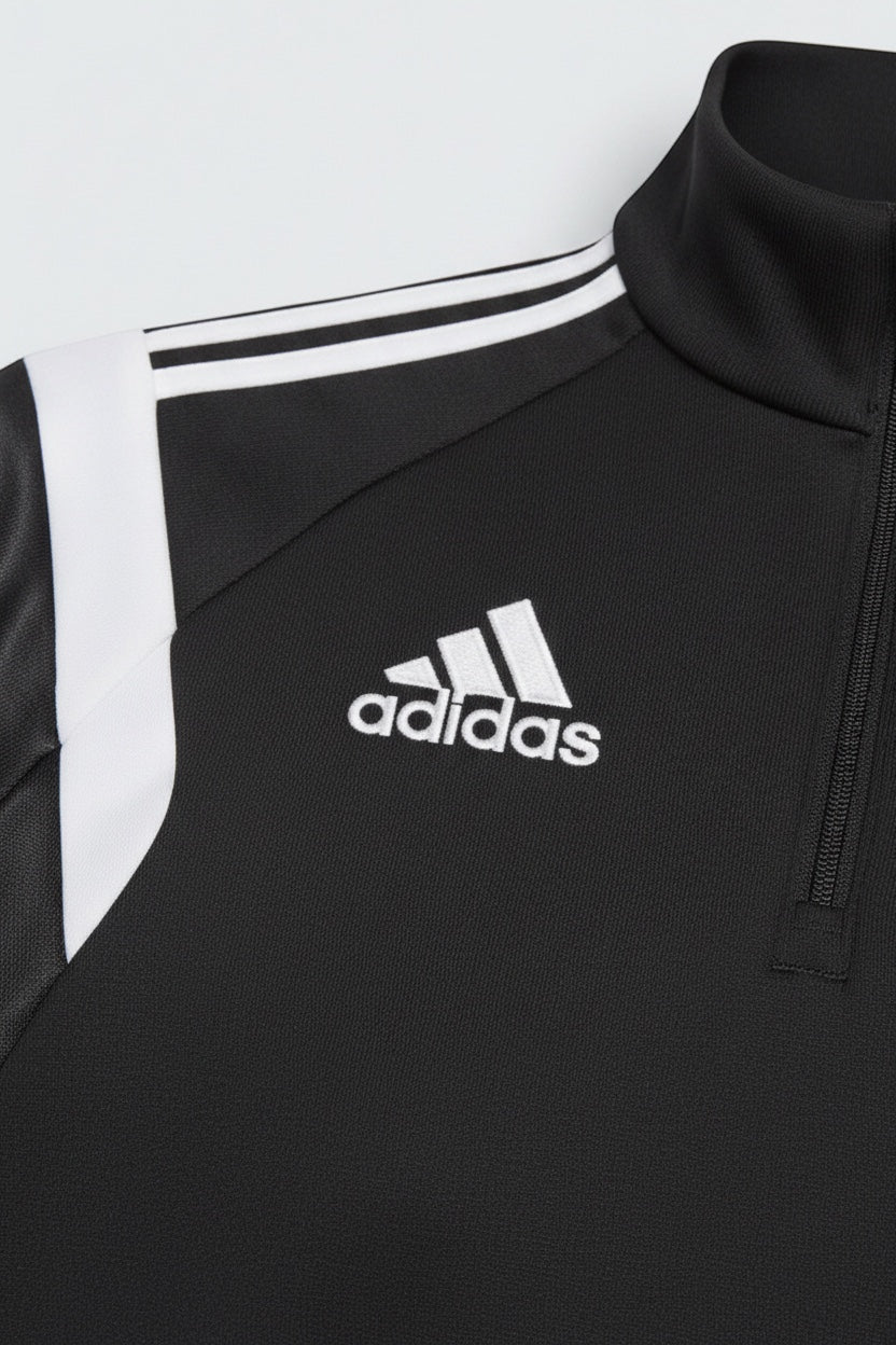 Adidas Herren Trainingsjacke Schwarz Weiß Größe XS