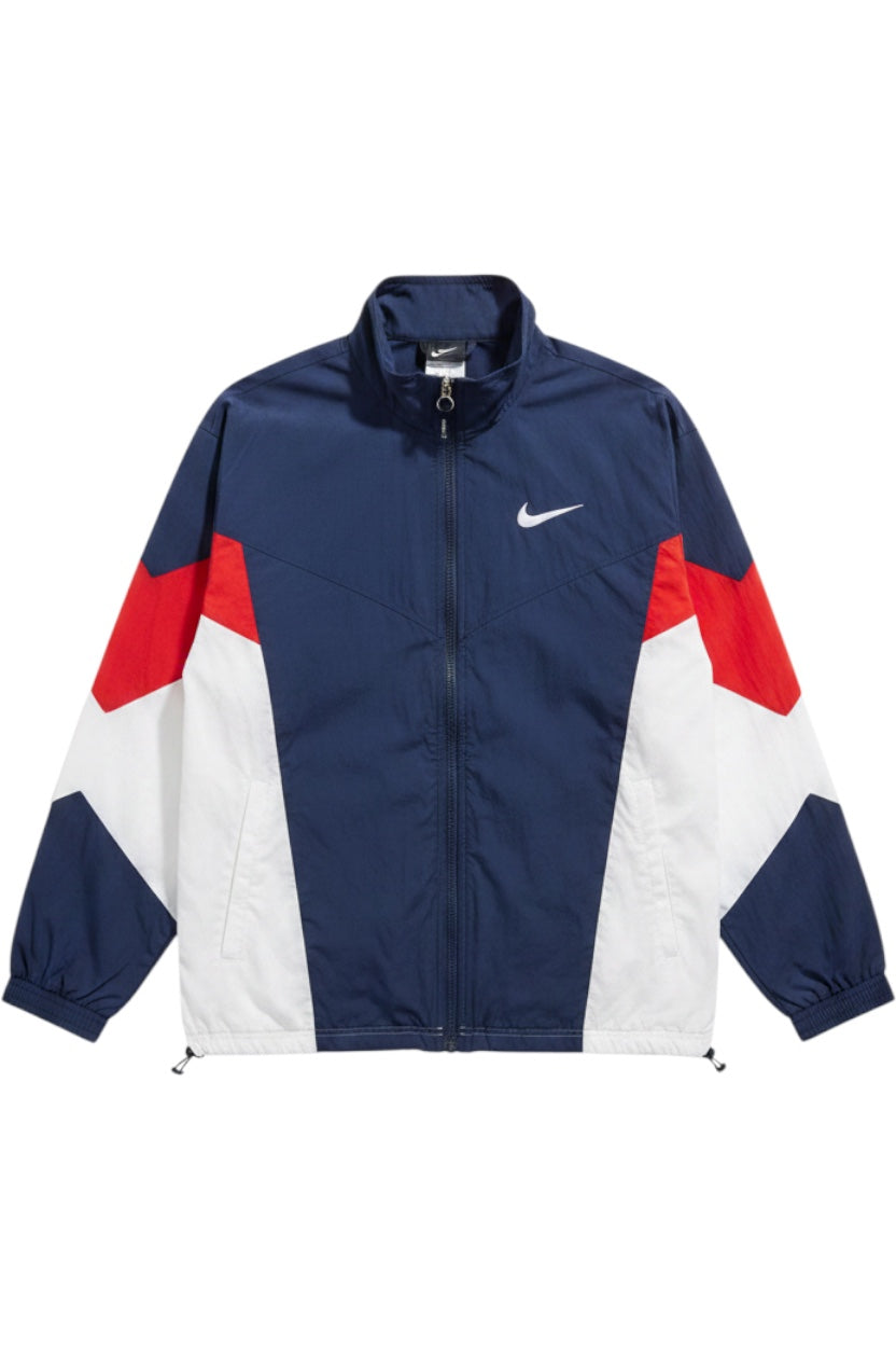 Nike Herren Trainingsjacke Blau Rot Weiß Mehrfarbig Größe L
