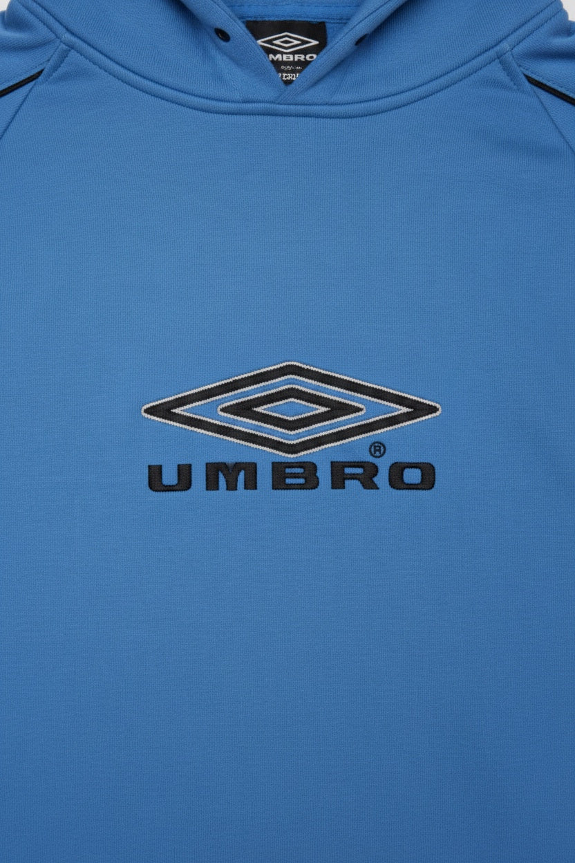 Umbro Herren Kapuzenpullover Blau Schwarz Größe XL