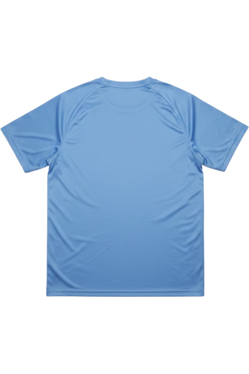 Adidas Herren T-Shirt Blau-Weiß Print Größe L