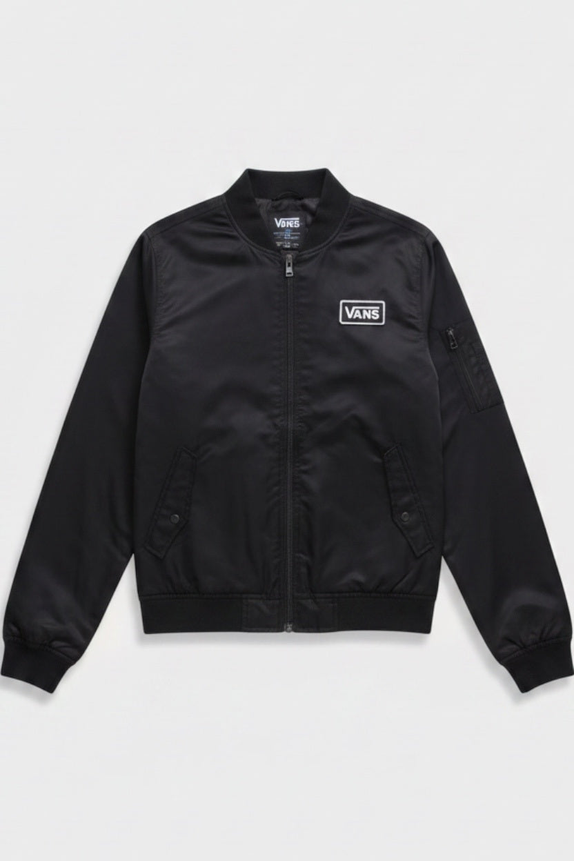 Vans Herren Bomberjacke Schwarz Größe S