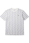 Lacoste Unisex T-Shirt Weiß Blau Größe L