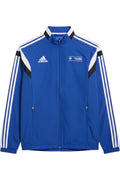 Adidas Herren Trainingsjacke Blau Weiß Schwarz Gestreift Größe L