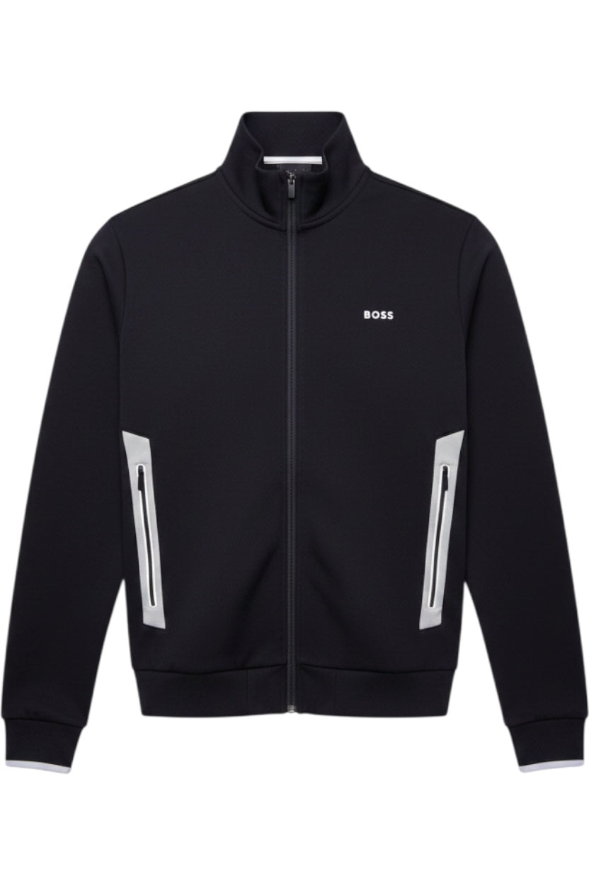 Hugo Boss Herren Trainingsjacke Schwarz Größe L