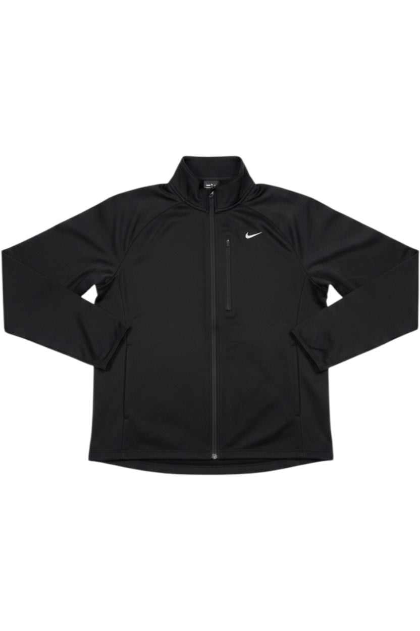 Nike Herren Trainingsjacke Schwarz Einfarbig Größe L