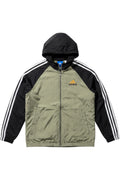 Adidas Herren Trainingsjacke Schwarz Grün Weiß Größe L