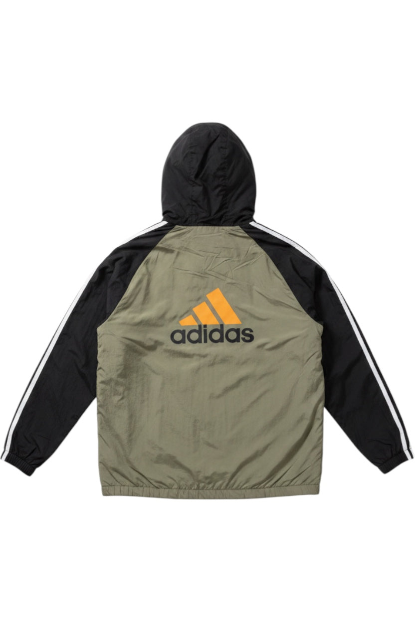 Adidas Herren Trainingsjacke Schwarz Grün Weiß Größe L