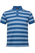 Hugo Boss Herren Poloshirt Blau Gestreift Größe M/L
