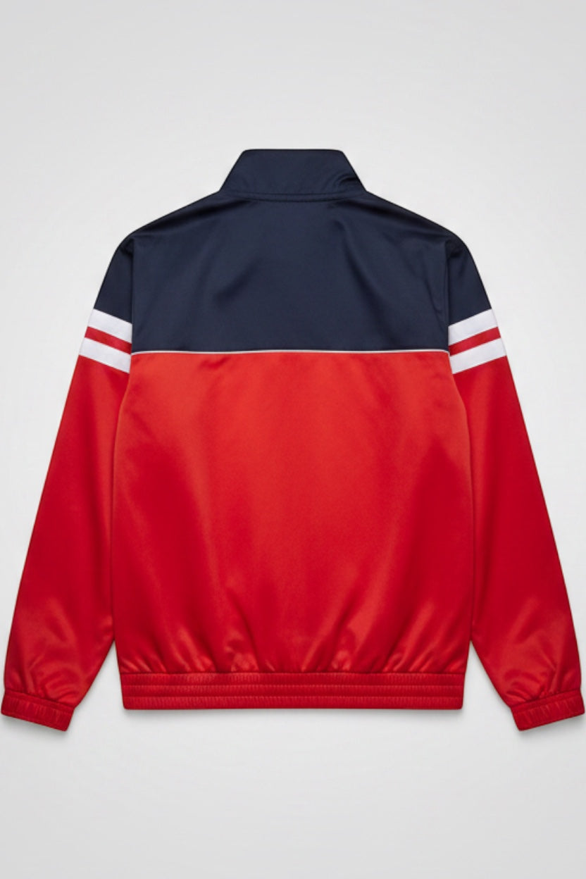 Champion Herren Trainingsjacke Blau Rot Weiß Größe L