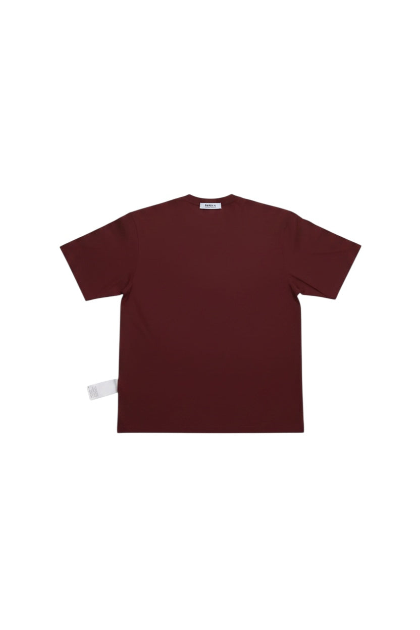 MM6 by Maison Margiela Herren T-Shirt Rot Größe S