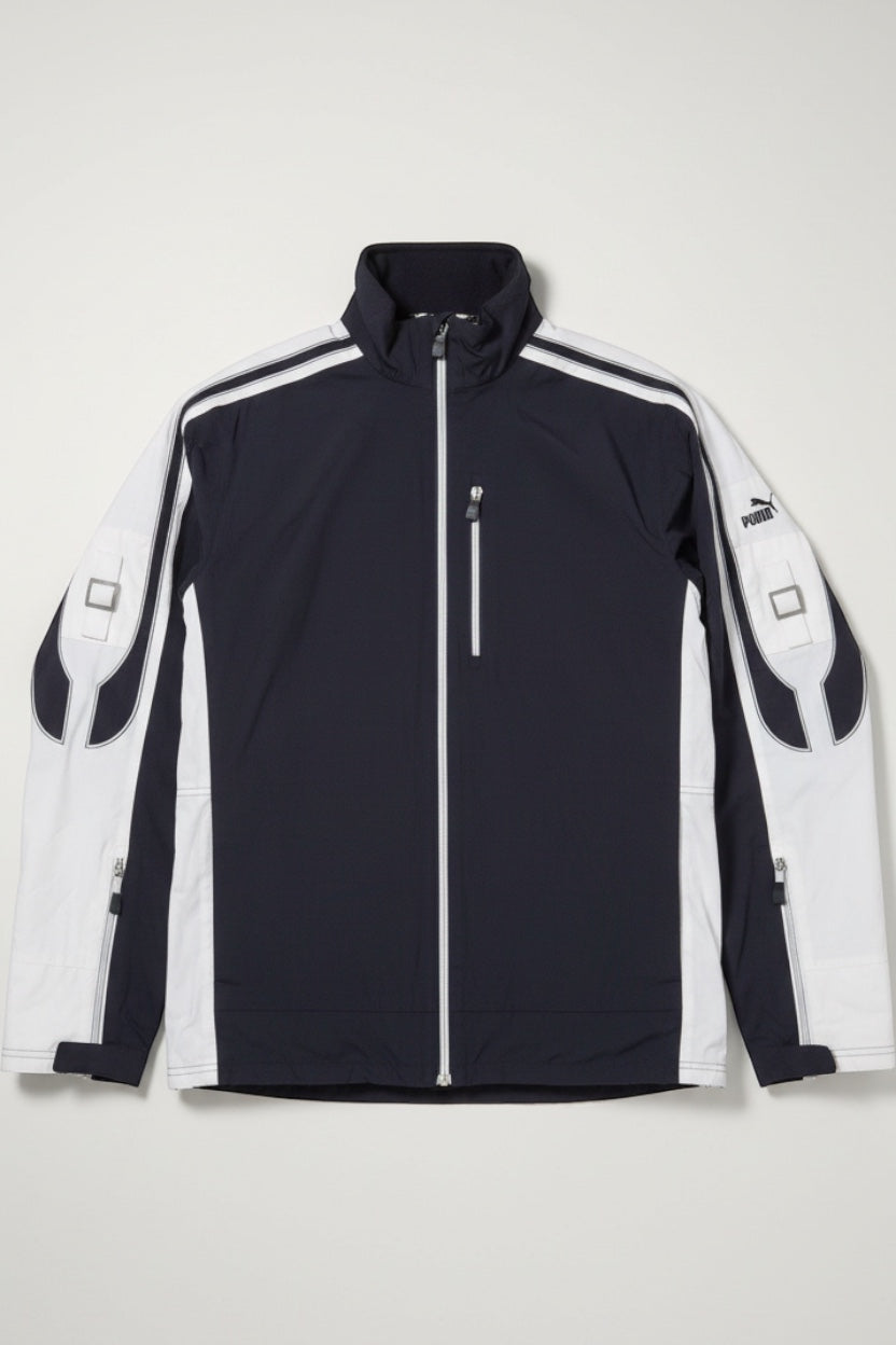 Puma Herren Trainingsjacke Blau Weiß Größe M