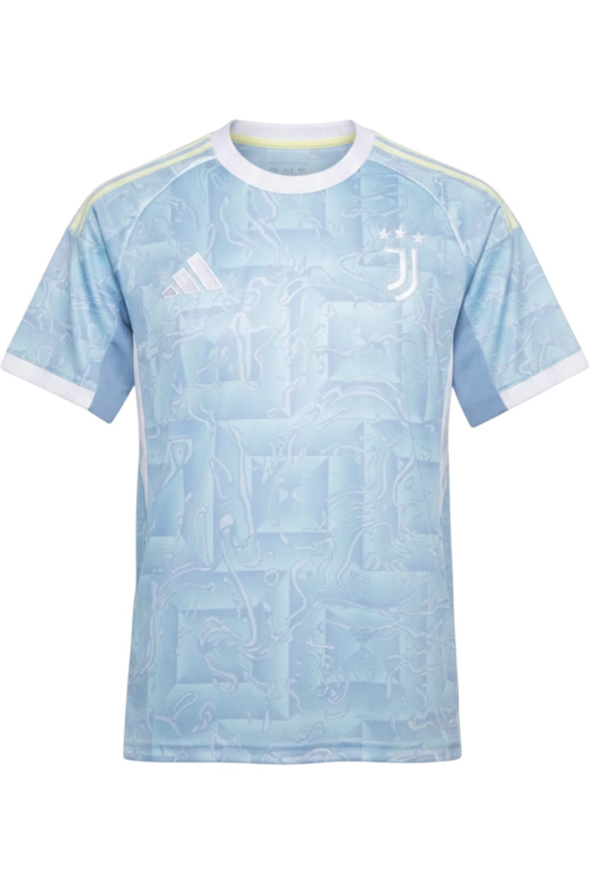 Adidas Herren Fußball Trikot Blau Weiß Grau Print Größe M