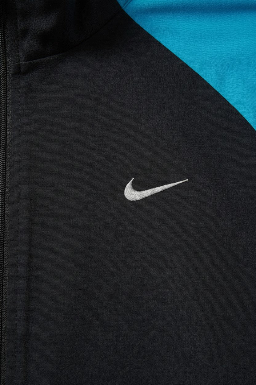 Nike Herren Trainingsjacke Schwarz Blau Grau Größe L