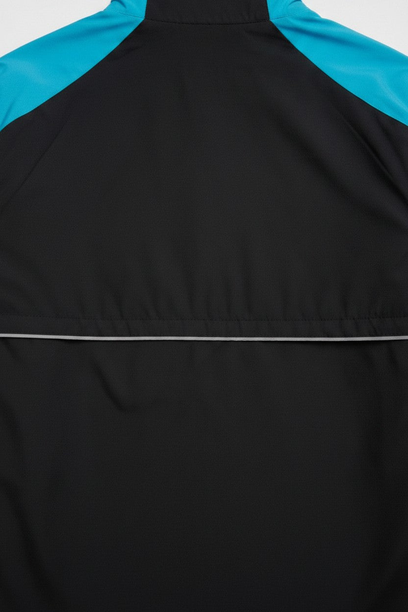 Nike Herren Trainingsjacke Schwarz Blau Grau Größe L