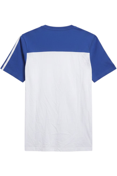 Adidas Herren T-Shirt Blau-Weiß Print Größe L