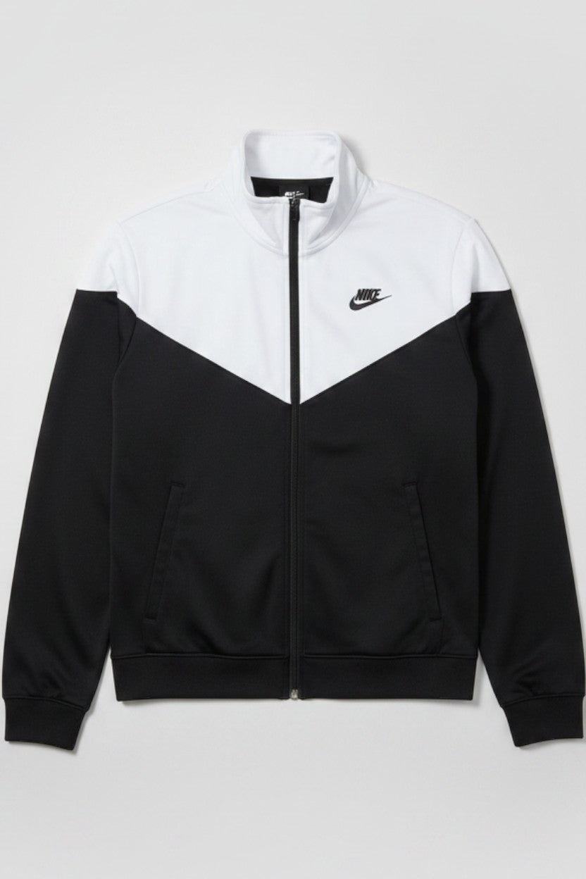 Nike Herren Trainingsjacke Schwarz Weiß Größe M