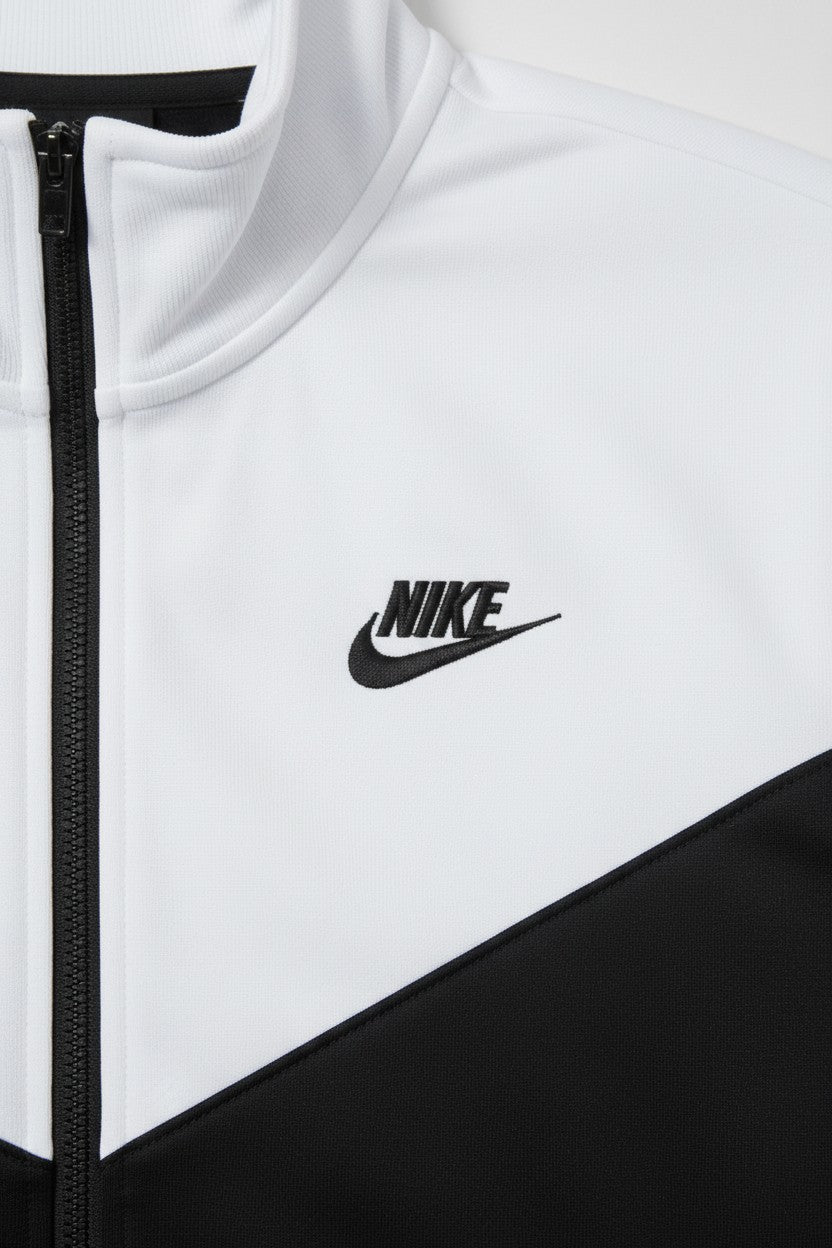 Nike Herren Trainingsjacke Schwarz Weiß Größe M
